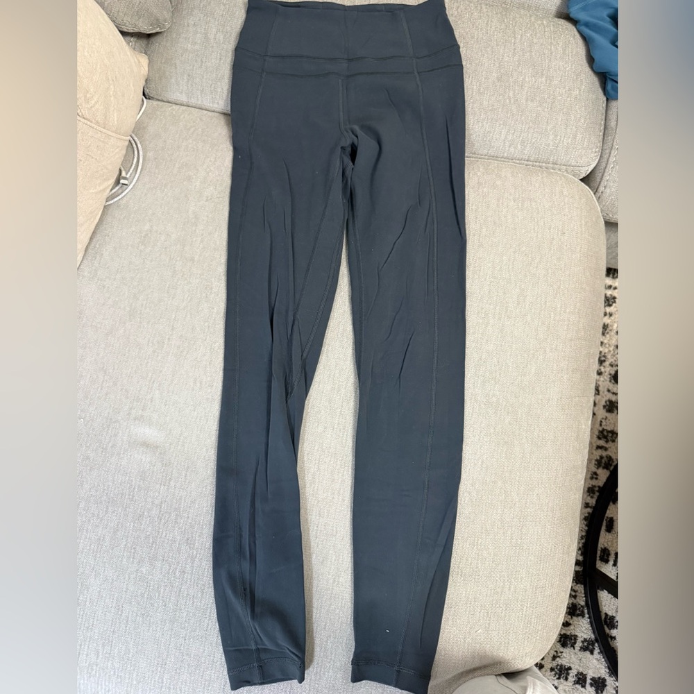 Lululemon full length dark teal/blue Leggings